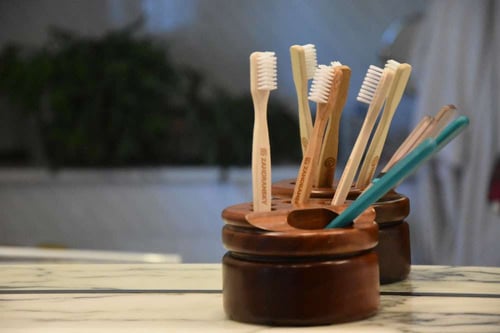 wooden toothbrushes