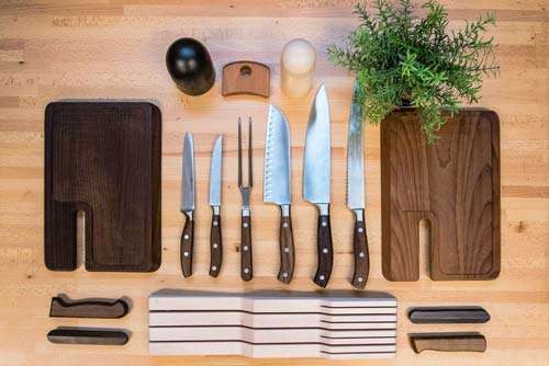 Knife handle wood