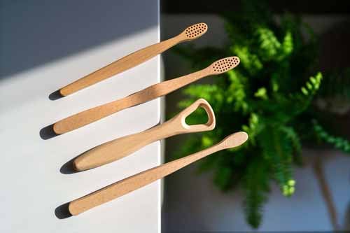 wooden toothbrushes