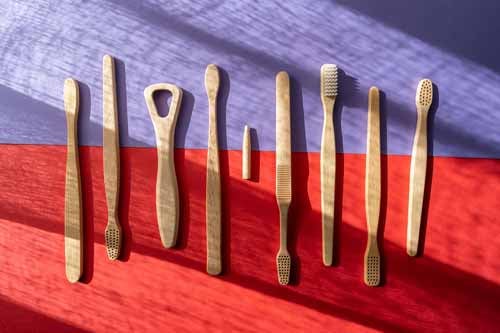 wooden toothbrushes