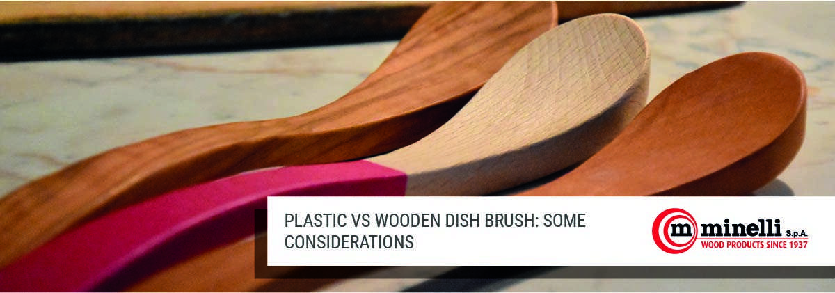 wooden dish brush