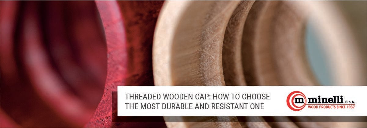 threaded wooden cap